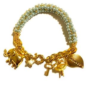 Hand crafted charm bracelet